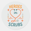 Search for nurse scrubs stickers Stethoscope