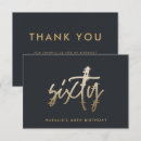 Search for 60th thank you cards Sixty