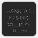 Search for square wedding stickers Names
