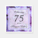 Search for 75th birthday napkins 75 years