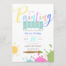 Search for kids art party invitations Modern