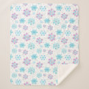 Search for elegant purple christmas blankets Snowflakes