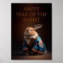 Search for lunar new year posters Bunny
