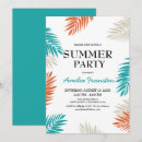 Recherche de palmier invitations Fête d'été