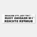 Recherche de idiot bumper stickers Voitures