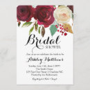 Search for marsala bridal shower invitations Watercolor