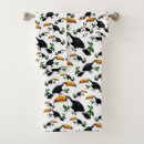 Search for tropical rainforest bath towels Exotic