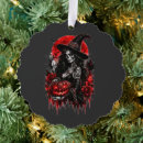 Search for red skull ornaments Creepy