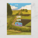 Recherche de dessin paysage cartes postales Vert