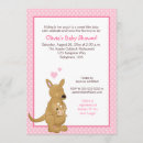 Recherche de kangourous invitations Rose