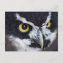 Recherche de chouettes cartes postales Tête