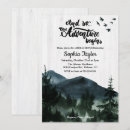 Search for adventure begins bridal shower invitations Greenery