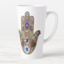 Search for judaica mugs Hamsa