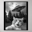 Search for cats in space posters Ufo
