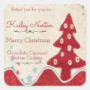 Search for red stitching stickers Merry christmas