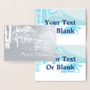 Search for silver christmas invitations White