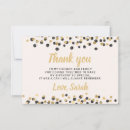 Recherche de confetti thank you cards Noir