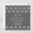 Search for pewter wedding invitations Damask