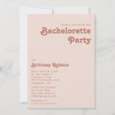 Search for pink bachelorette party invitations For her
