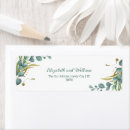 Search for floral bridal address stickers Green