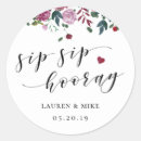 Search for red wine wedding stickers Burgundy