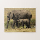 Recherche de éléphant africain puzzles Dehors