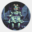 Search for vintage dolls stickers Spooky