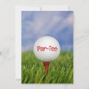 Recherche de golf anniversaire invitations Droit