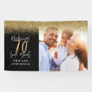 Search for surprise birthday party banners Glitter