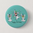 Recherche de lapin drôle badges Heureux