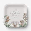 Search for jungle paper plates Wild one