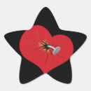 Search for heart broken stickers Red