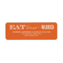 Search for orange blue return address labels Navy