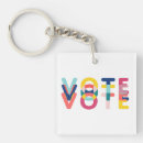 Search for voting keychains Political