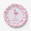 Search for pink flamingo plates Whimsical