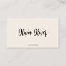 Search for ivory business cards Script calligraphy