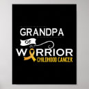 Search for childhood cancer awareness posters Warrior