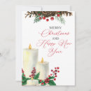 Search for red candle cards Winter