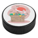 Search for santa hockey pucks Winter