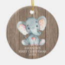 Search for babys first elephant ornaments Cute