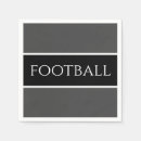 Search for football napkins Black