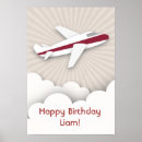 Search for airplane birthday posters Clouds