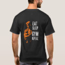 Search for eat sleep gym repeat tshirts Training