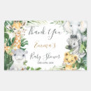 Search for zebra print thank you stickers Wild one
