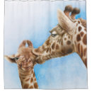 Search for wildlife shower curtains Giraffe