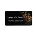 Search for moody floral return address labels Vintage