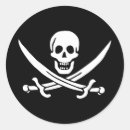 Search for cross flags stickers Pirate flag