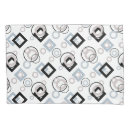 Search for modern geometric pattern pillowcases Black and white