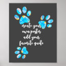 Search for blue paw posters Watercolor