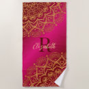 Recherche de hot pink beach towels Monogrammé